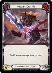 Arcanic Crackle (Blue) (MON237) [Monarch]