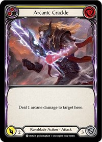 Arcanic Crackle (Yellow) (MON236) [Monarch]
