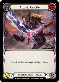 Arcanic Crackle (Red) (MON235) [Monarch]