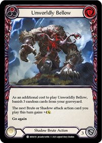 Unworldly Bellow (Red) (MON150) [Monarch]