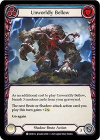 Unworldly Bellow (Blue) (MON152) [Monarch]