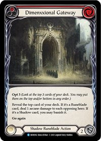 Dimenxxional Gateway (Red) (MON162) [Monarch]