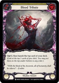 Blood Tribute (Yellow) (MON216) [Monarch]