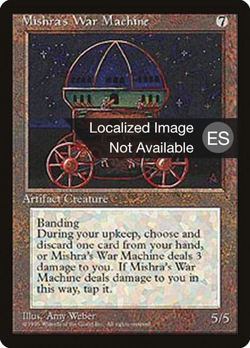 Mishra's War Machine (337) [Fourth Edition Foreign Black Border]