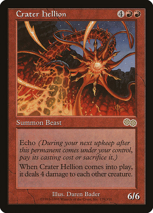 Crater Hellion (179) [Urza's Saga]