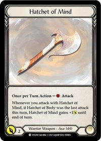 Hatchet of Mind (BOL004) [Blitz Deck Monarch Boltyn]