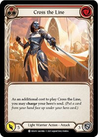 Cross the Line (Red) (BOL013) [Blitz Deck Monarch Boltyn]