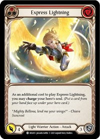 Express Lightning (Red) (BOL015) [Blitz Deck Monarch Boltyn]