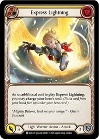 Express Lightning (Yellow) (BOL020) [Blitz Deck Monarch Boltyn]