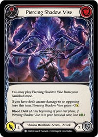 Piercing Shadow Vise (Red) (CHN010) [Blitz Deck Monarch Chane]