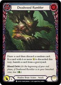 Deadwood Rumbler (Blue) (LEV020) [Blitz Deck Monarch Levia]