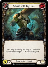 Smash with Big Tree (Yellow) (LEV027) [Blitz Deck Monarch Levia]