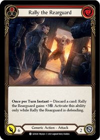 Rally the Rearguard (Red) (LEV028) [Blitz Deck Monarch Levia]