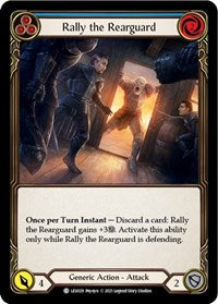 Rally the Rearguard (Blue) (LEV029) [Blitz Deck Monarch Levia]