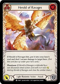 Herald of Ravages (Blue) (PSM017) [Blitz Deck Monarch Prism]