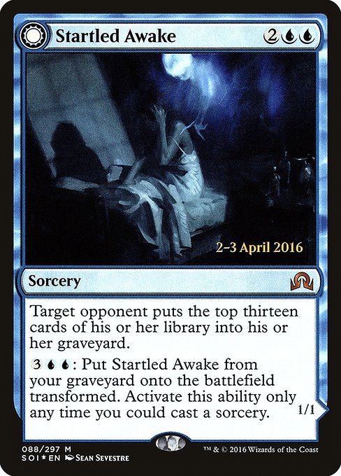 Startled Awake // Persistent Nightmare (88s) [Shadows over Innistrad Promos]