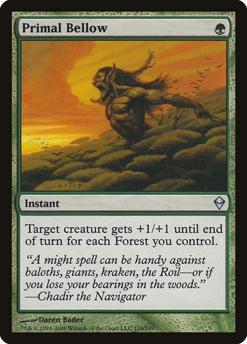 Primal Bellow (176) [Zendikar]