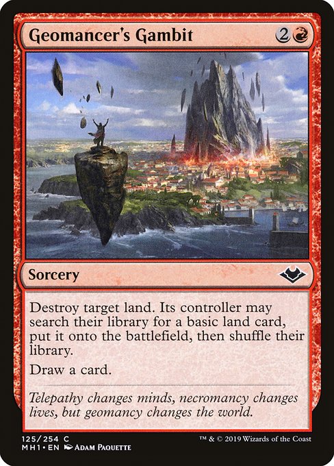 Geomancer's Gambit (125) [Modern Horizons]