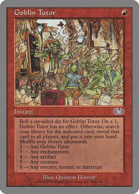 Goblin Tutor (45) [Unglued]