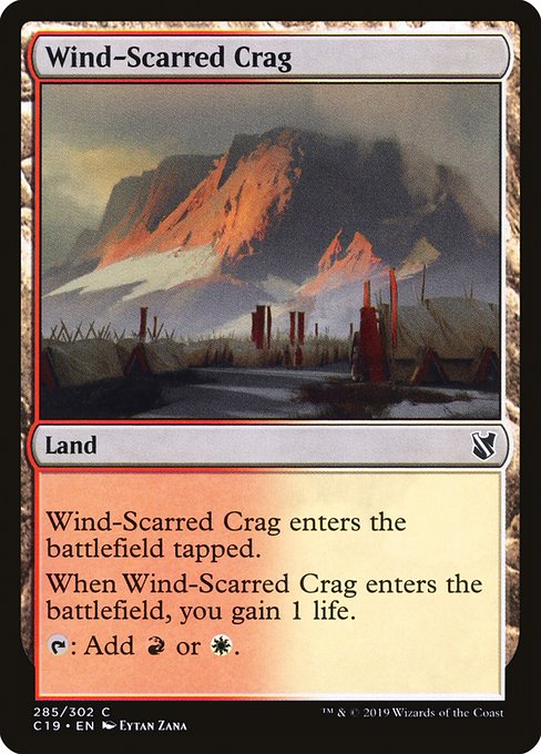 Wind-Scarred Crag (285) [Commander 2019]