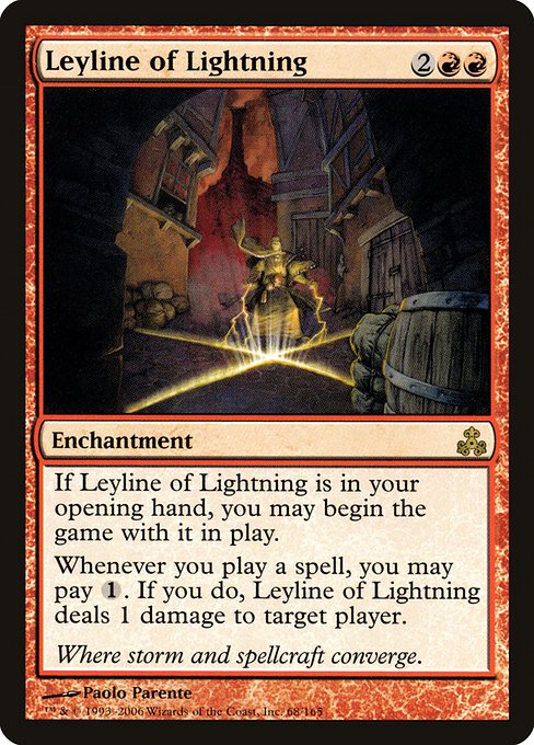 Leyline of Lightning (68) [Guildpact]