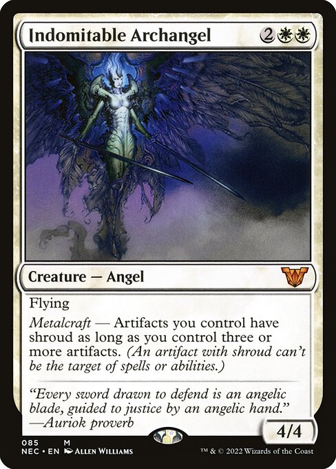 Indomitable Archangel (85) [Neon Dynasty Commander]