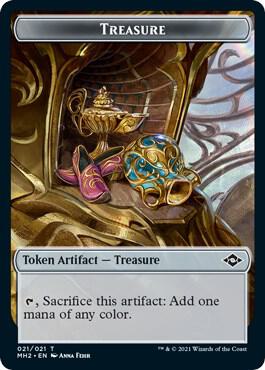 Treasure (021) Token [Modern Horizons 2]
