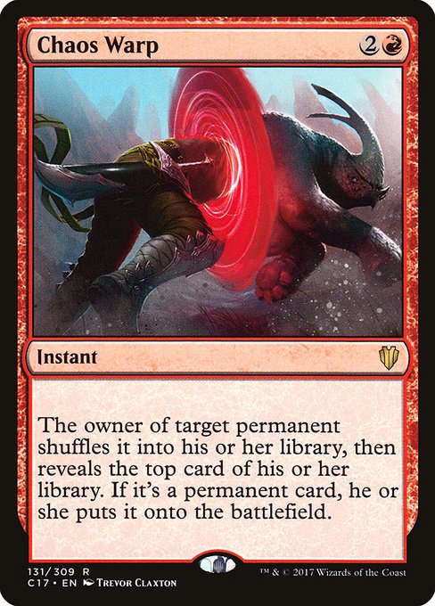 Chaos Warp (131) [Commander 2017]