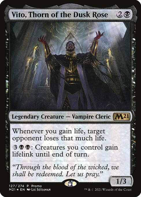 Vito, Thorn of the Dusk Rose (127★) [Core Set 2021 Promos]