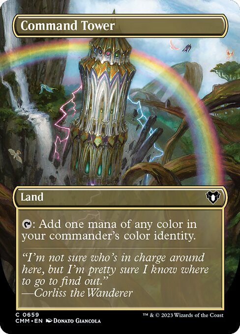Command Tower (659) [Commander Masters] [Borderless]