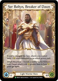 Ser Boltyn, Breaker of Dawn - HER039 (HER039) [Flesh and Blood Promo Cards (Unlimited)]