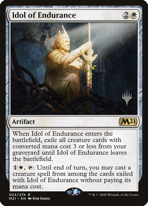 Idol of Endurance (23p) [Core Set 2021 Promos]
