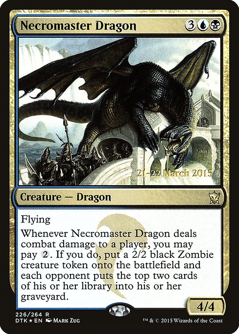 Necromaster Dragon (226s) [Dragons of Tarkir Promos]