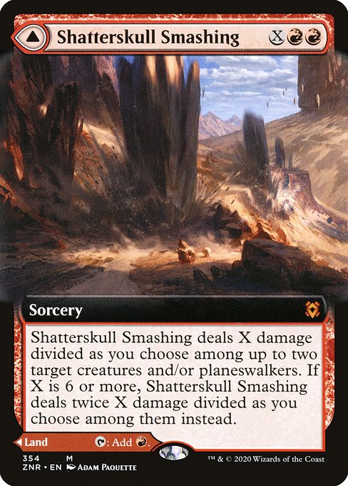 Shatterskull Smashing // Shatterskull, the Hammer Pass (354) [Zendikar Rising] [Extended Art]