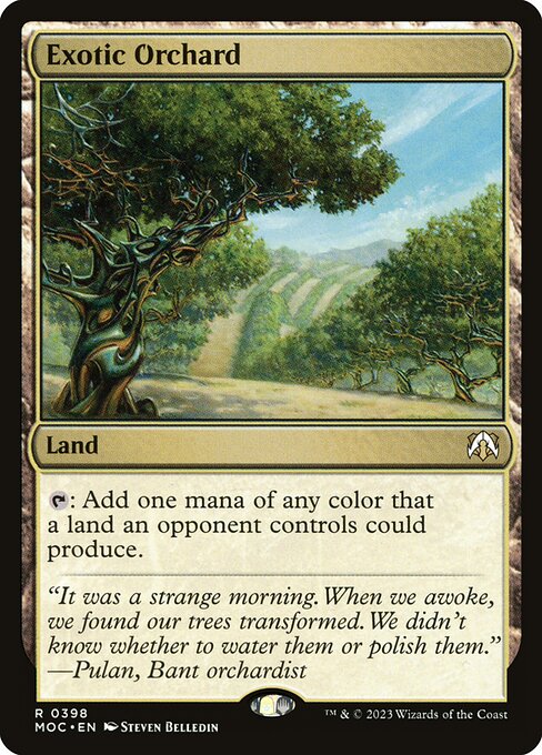 Exotic Orchard (398) [March of the Machine Commander]