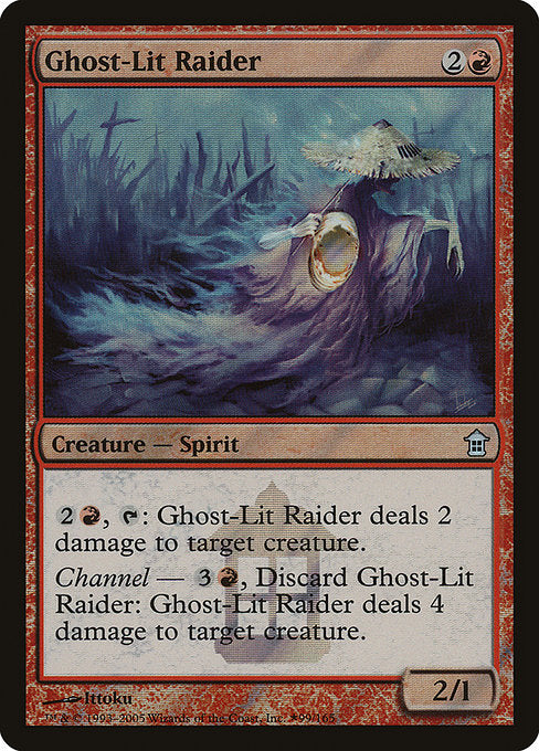 Ghost-Lit Raider (99★) [Saviors of Kamigawa Promos]