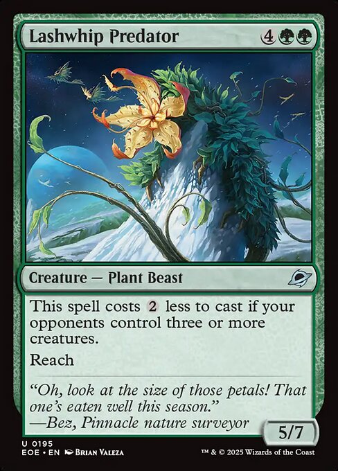 Lashwhip Predator (195) [Edge of Eternities]