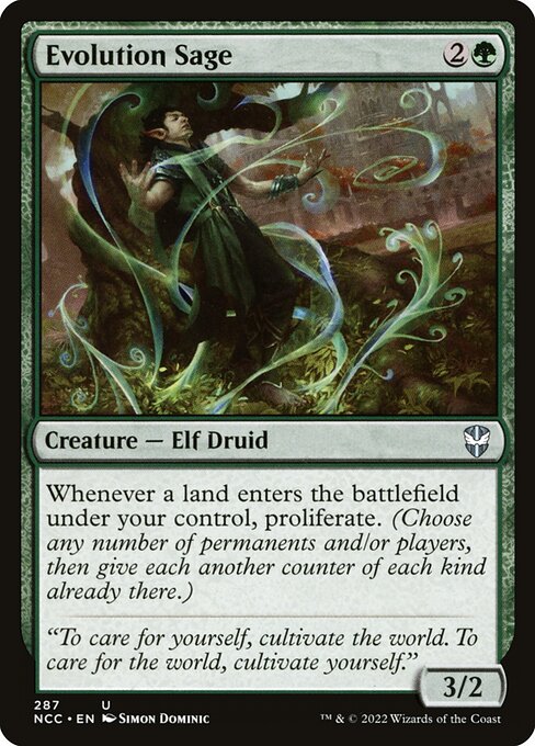 Evolution Sage (287) [New Capenna Commander]
