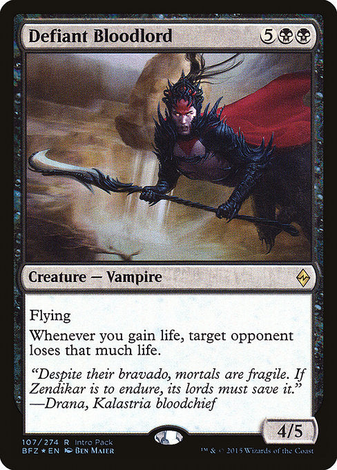 Defiant Bloodlord (107) [Battle for Zendikar Promos]