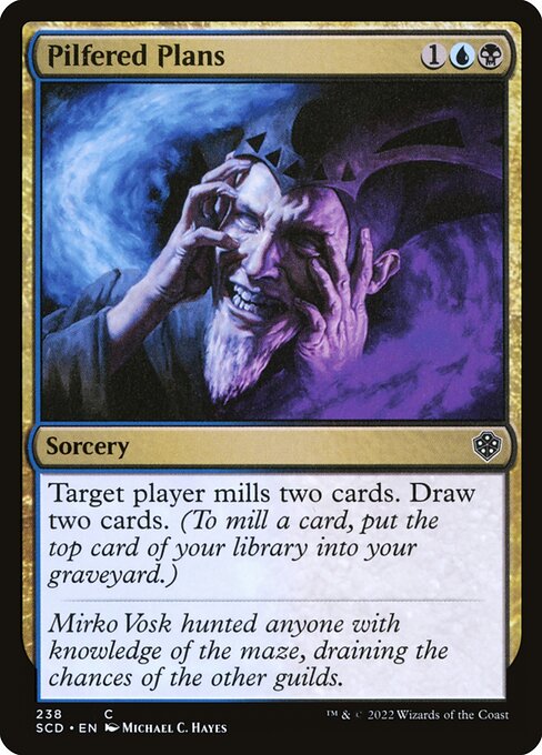 Pilfered Plans (238) [Starter Commander Decks]
