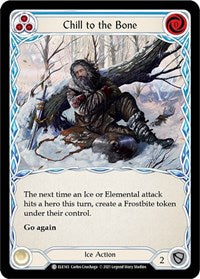 Chill to the Bone (Blue) (ELE165) [Tales of Aria (Unlimited)]