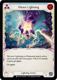 Weave Lightning (Blue) (ELE182) [Tales of Aria (Unlimited)]