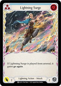 Lightning Surge (Blue) (ELE191) [Tales of Aria (Unlimited)]
