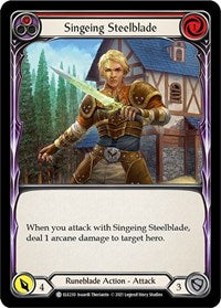 Singeing Steelblade (Red) (ELE230) [Tales of Aria]