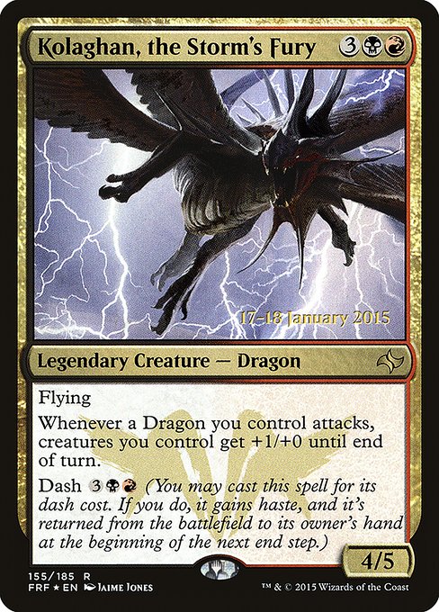 Kolaghan, the Storm's Fury (155s) [Fate Reforged Promos]