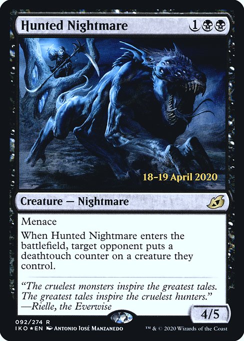 Hunted Nightmare (92s) [Ikoria: Lair of Behemoths Promos]
