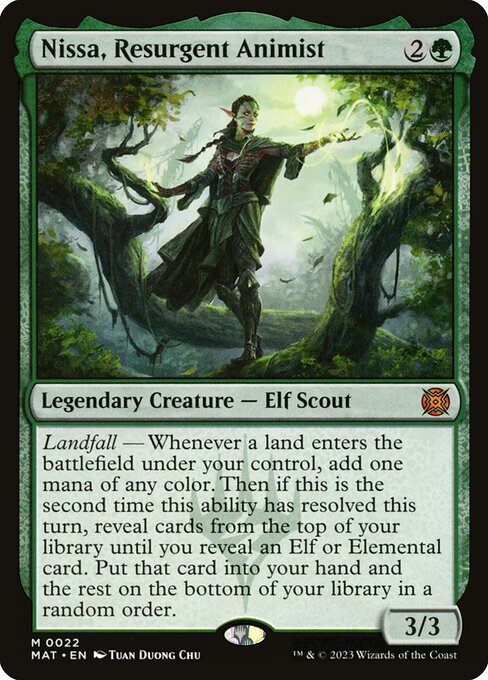 Nissa, Resurgent Animist (22) [March of the Machine: The Aftermath]