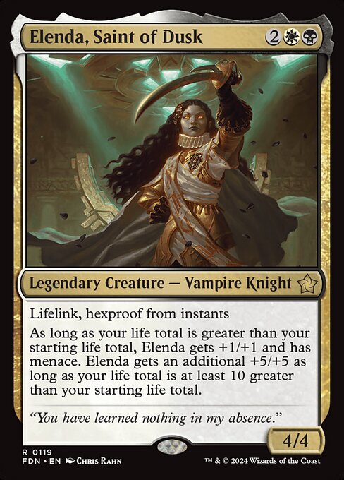 Elenda, Saint of Dusk (119) [Foundations]