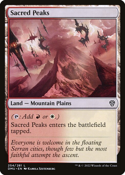 Sacred Peaks (254) [Dominaria United]
