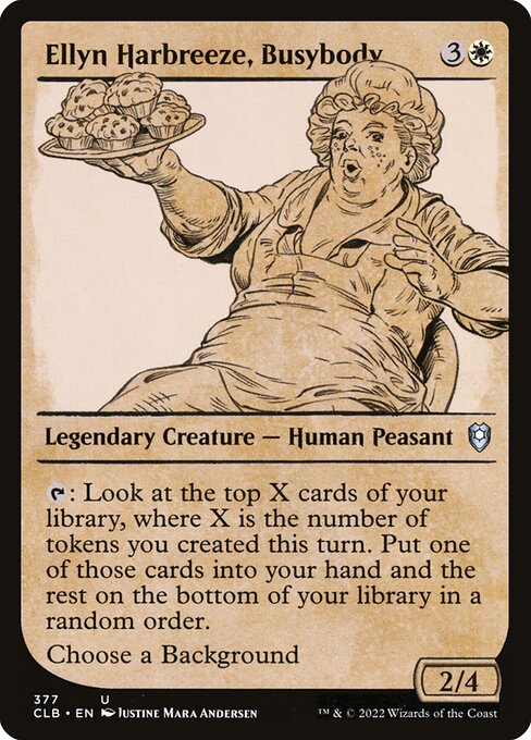 Ellyn Harbreeze, Busybody (377) [Commander Legends: Battle for Baldur's Gate] [Showcase]